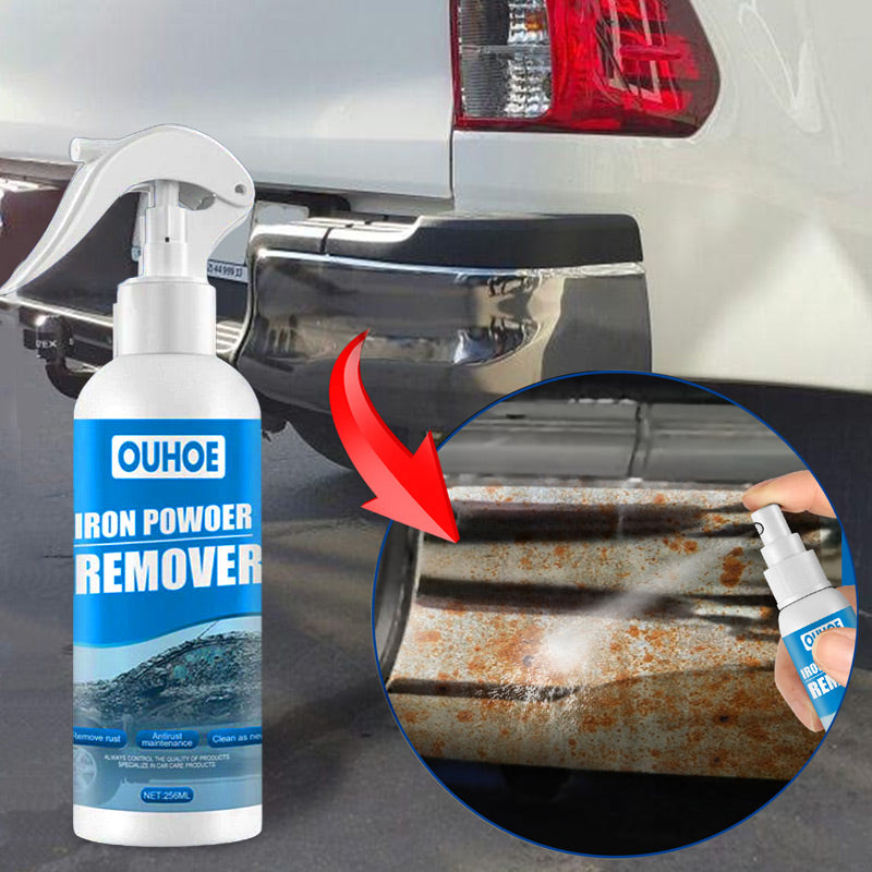 Spray Antirouille Multi-Usages – La rouille est partie, le métal comme neuf ! Dissout la rouille au contact – roues, outils, chaînes, et plus encore.