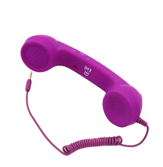 Combiné téléphonique vintage rétro Le cadeau de Noël le plus original ! Parfait pour les mélomanes