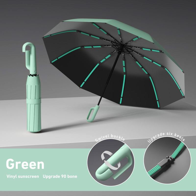 Parapluie pliant automatique – Coupe-vent, imperméable et compact