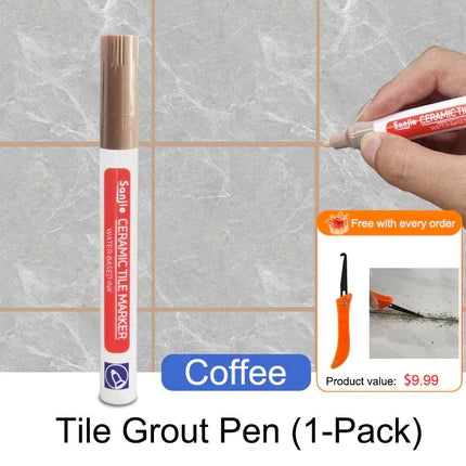 Stylo de Joint Anti-Moisissure & Imperméable pour Carreaux de Céramique