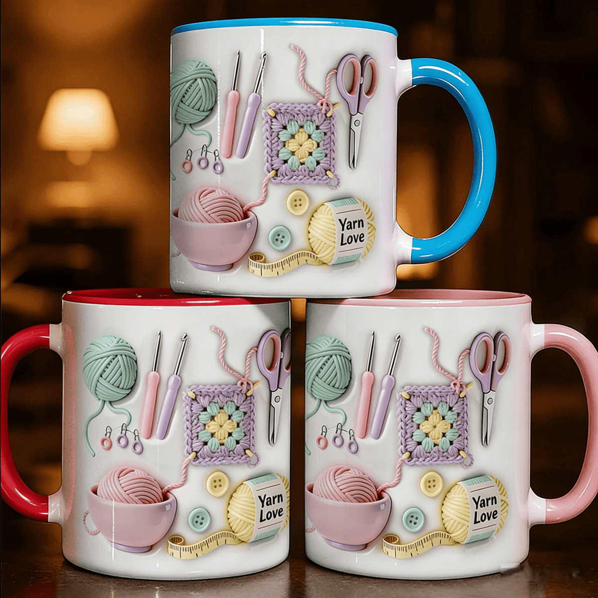Tasse « Almost Gone Yarn Love », cadeau pour les artisans et les âmes créatives