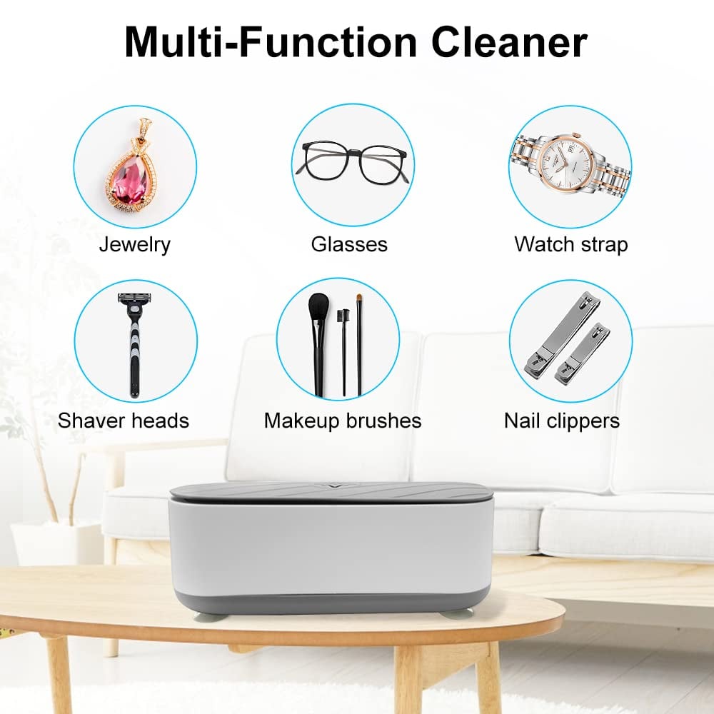 Nettoyage professionnel ultrasonique de haute technologie : Redonnez de l'éclat à vos bijoux et lunettes sans aucun risque de dommage !