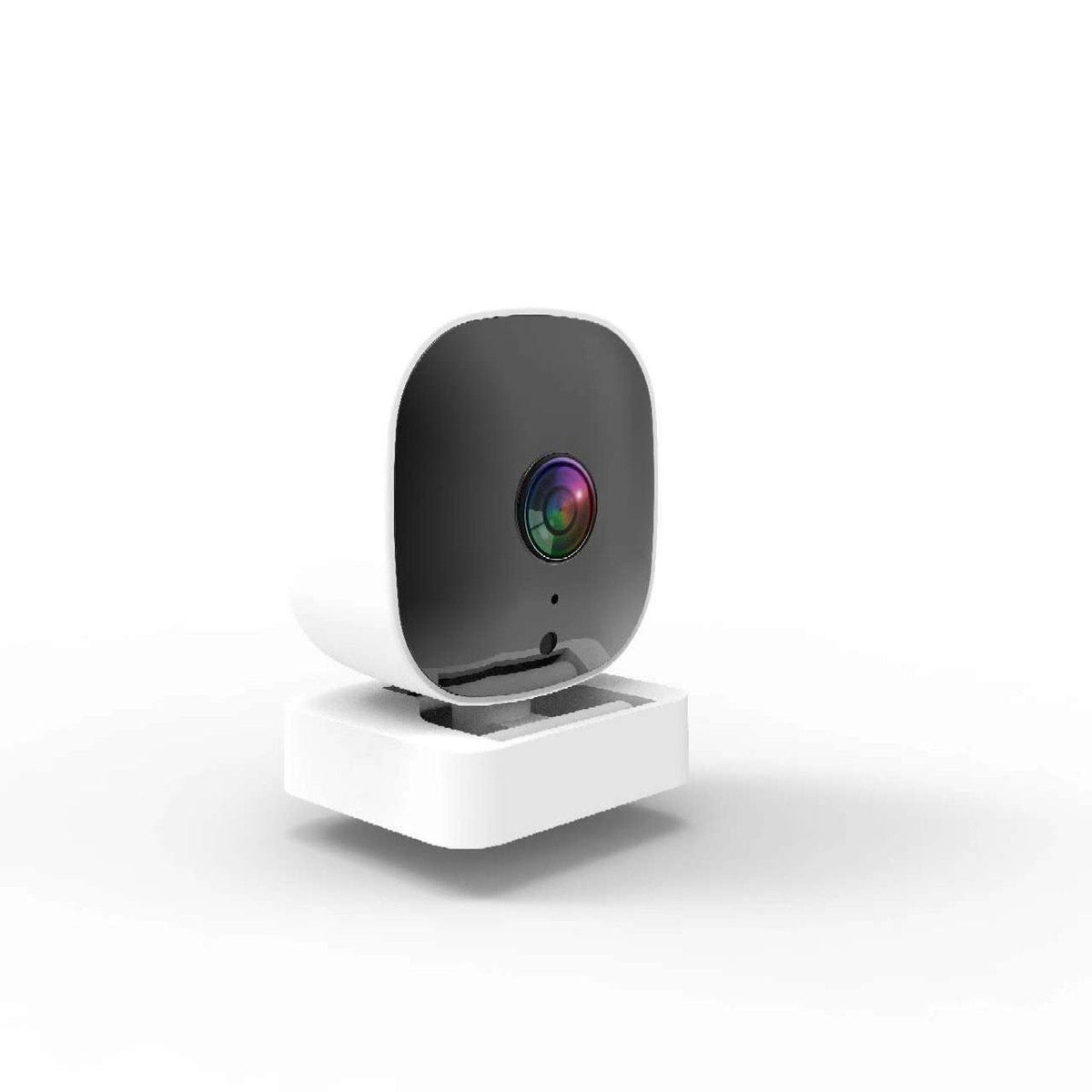 Caméra de sécurité magnétique cristalline Vision nocturne couleur Enregistrement 24/7 et alertes intelligentes Installation facile !