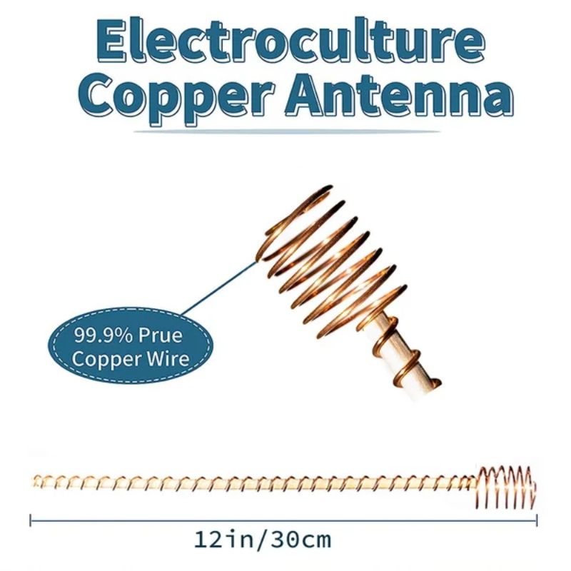 Un fil - Antenne en cuivre pour l'électroculture