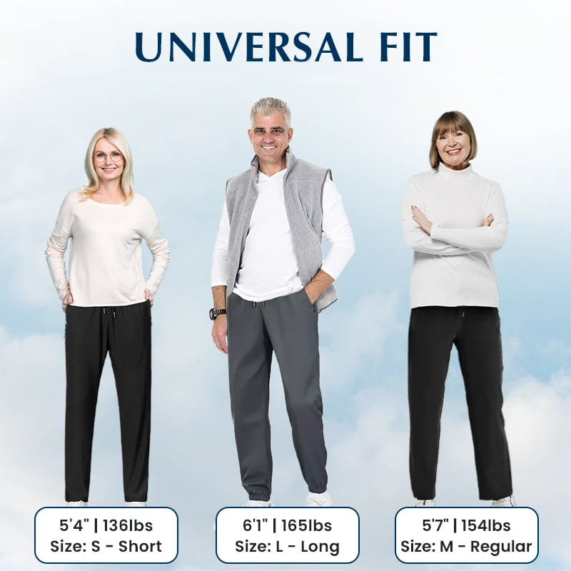 Pantalon unisexe ultra doux, extensible, au tombé parfait et décontracté