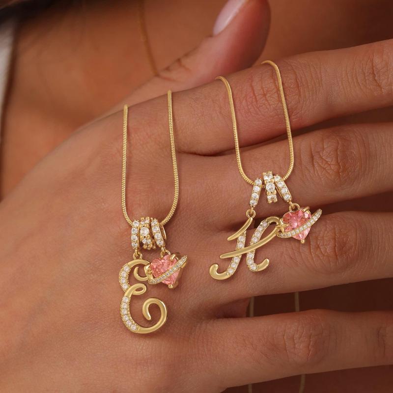 Colliers pendentifs 3 rangs avec initiales A-Z | Personnalisés et élégants