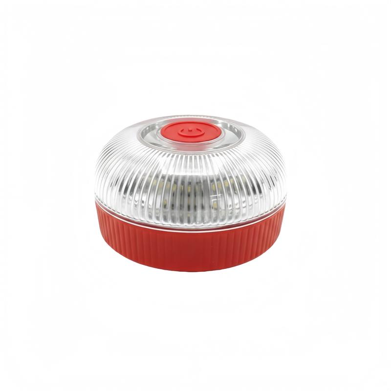 Bande lumineuse stroboscopique V16 avec un puissant aimant à la base de la batterie