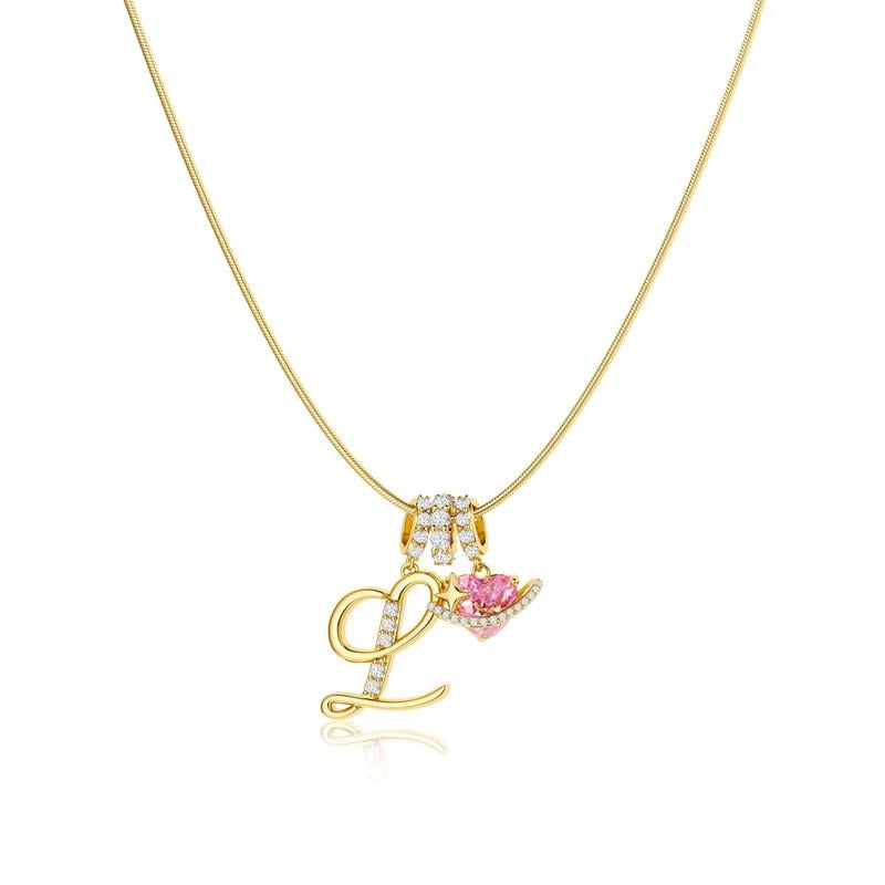 Colliers pendentifs 3 rangs avec initiales A-Z | Personnalisés et élégants
