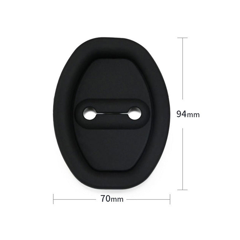 Cache en silicone pour serrure de portière de voiture - Patin amortisseur de bruit