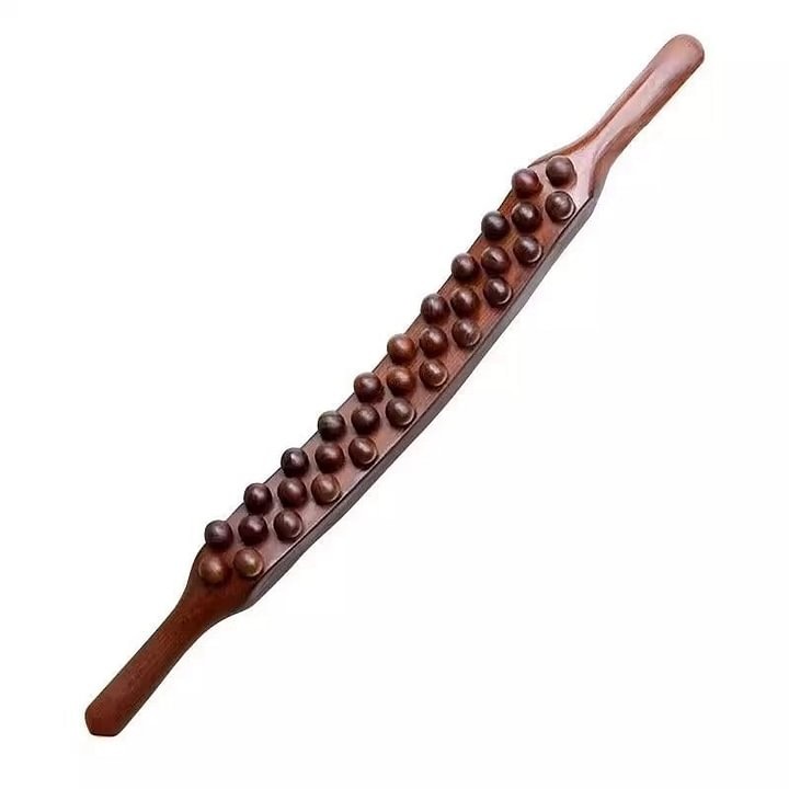 Bâton de massage lymphatique en bois