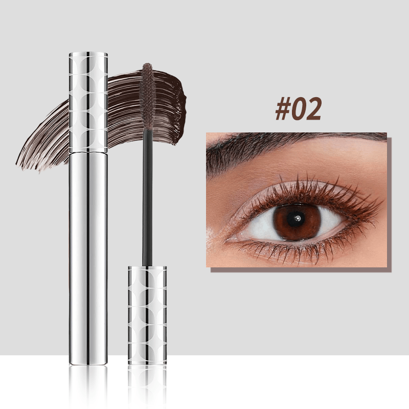 Mascara tube – Duo noir et brun pour maquillage des cils