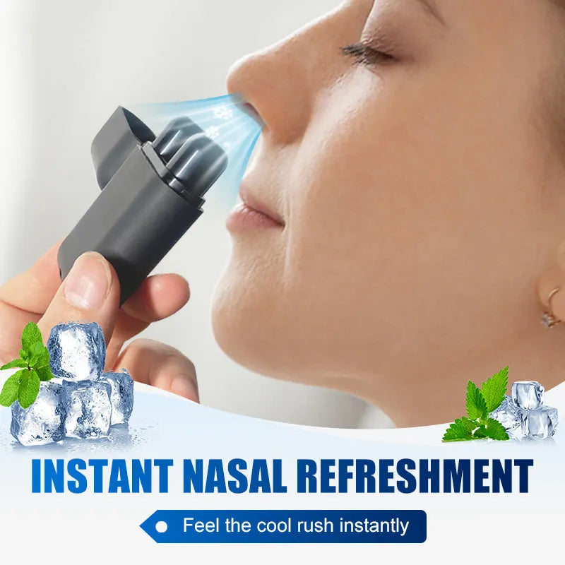 Inhalateur nasal double pour aromathérapie