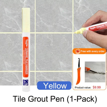 Stylo de Joint Anti-Moisissure & Imperméable pour Carreaux de Céramique
