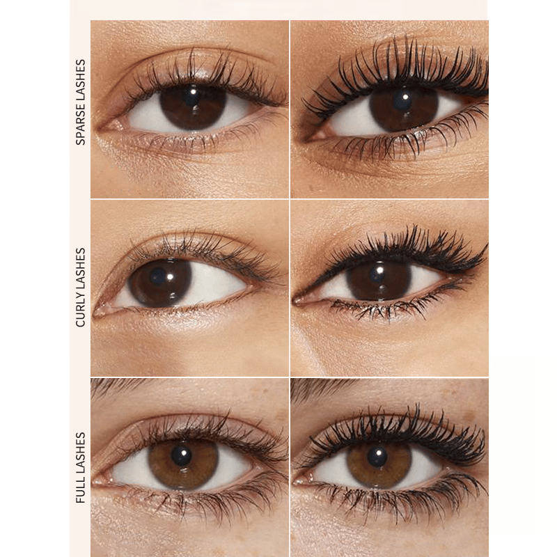 Mascara tube – Duo noir et brun pour maquillage des cils