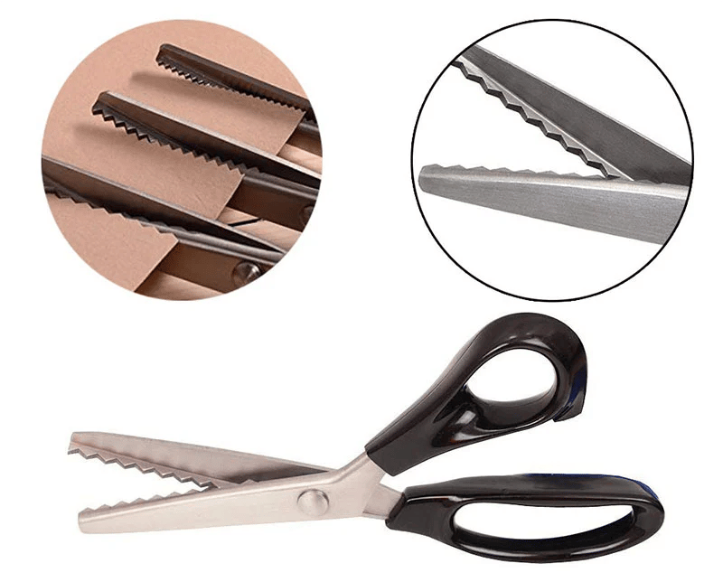 Ciseaux de couture crantés DIY – Précis et faciles à utiliser