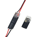 Connecteur enfichable à double fil avec boucle de verrouillage