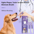 Gel dentaire réparateur pour animaux avec brosse à dents