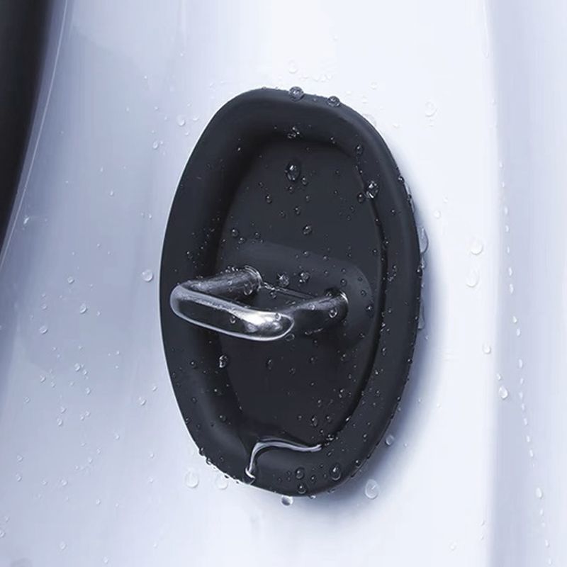 Cache en silicone pour serrure de portière de voiture - Patin amortisseur de bruit