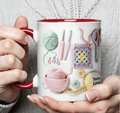 Tasse « Almost Gone Yarn Love », cadeau pour les artisans et les âmes créatives