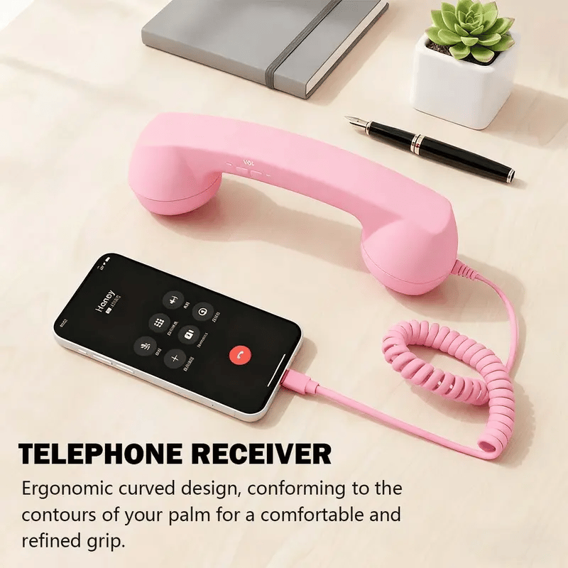 Combiné téléphonique vintage rétro Le cadeau de Noël le plus original ! Parfait pour les mélomanes