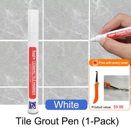 Stylo de Joint Anti-Moisissure & Imperméable pour Carreaux de Céramique