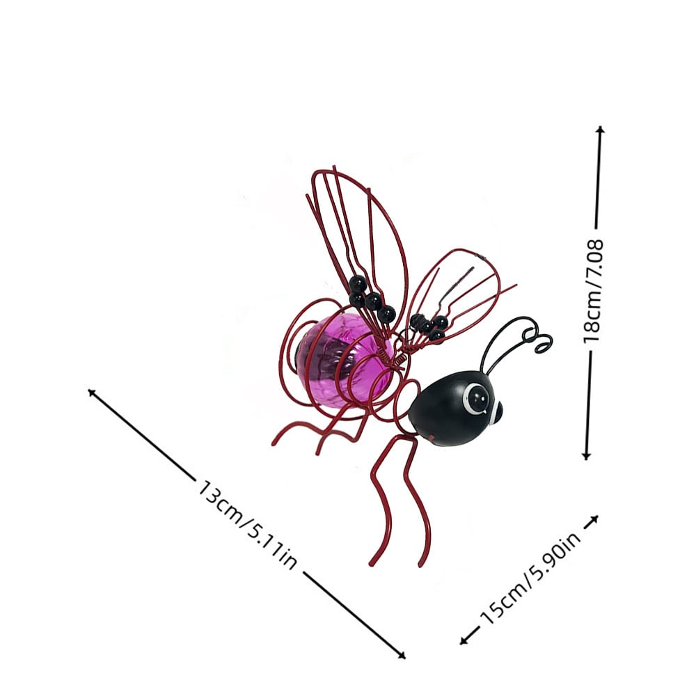 Suspension solaire avec abeille pour l'extérieur - Le cadeau idéal pour les amoureux des plantes, les mamans, ou simplement tous ceux qui aiment sourire
