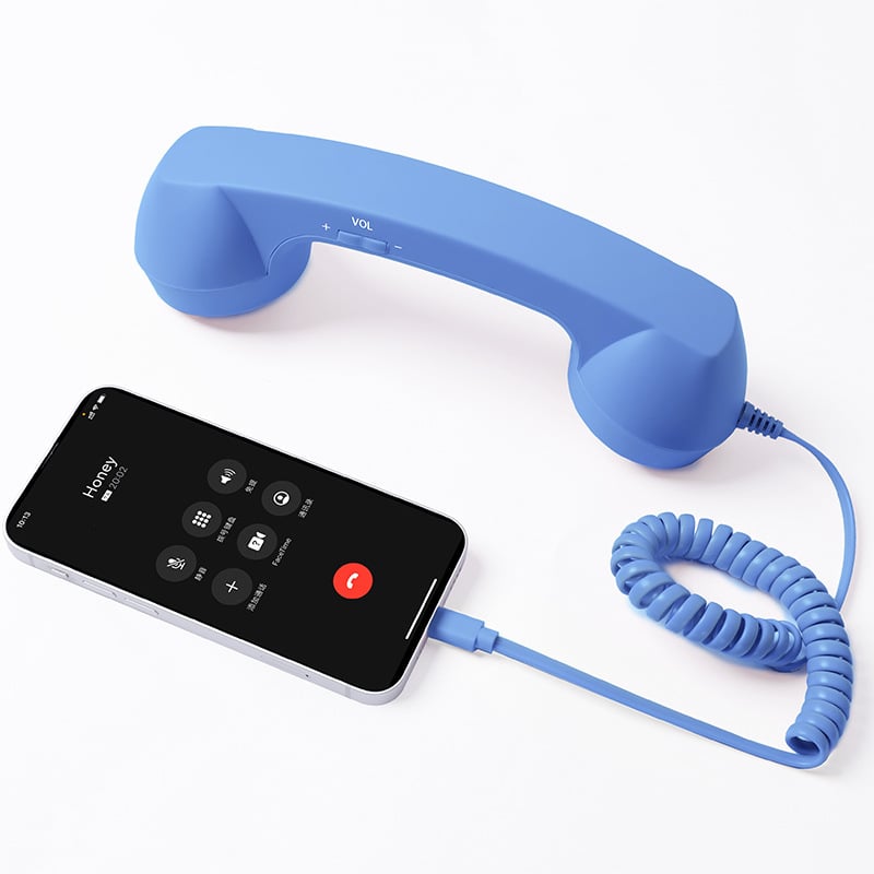 Combiné téléphonique vintage rétro Le cadeau de Noël le plus original ! Parfait pour les mélomanes