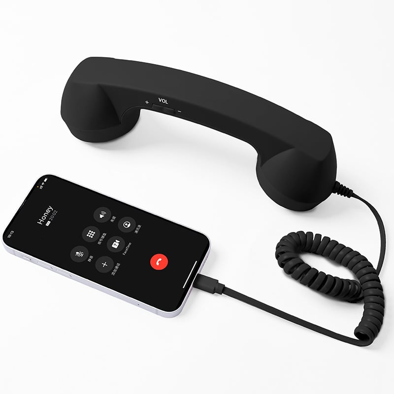 Combiné téléphonique vintage rétro Le cadeau de Noël le plus original ! Parfait pour les mélomanes