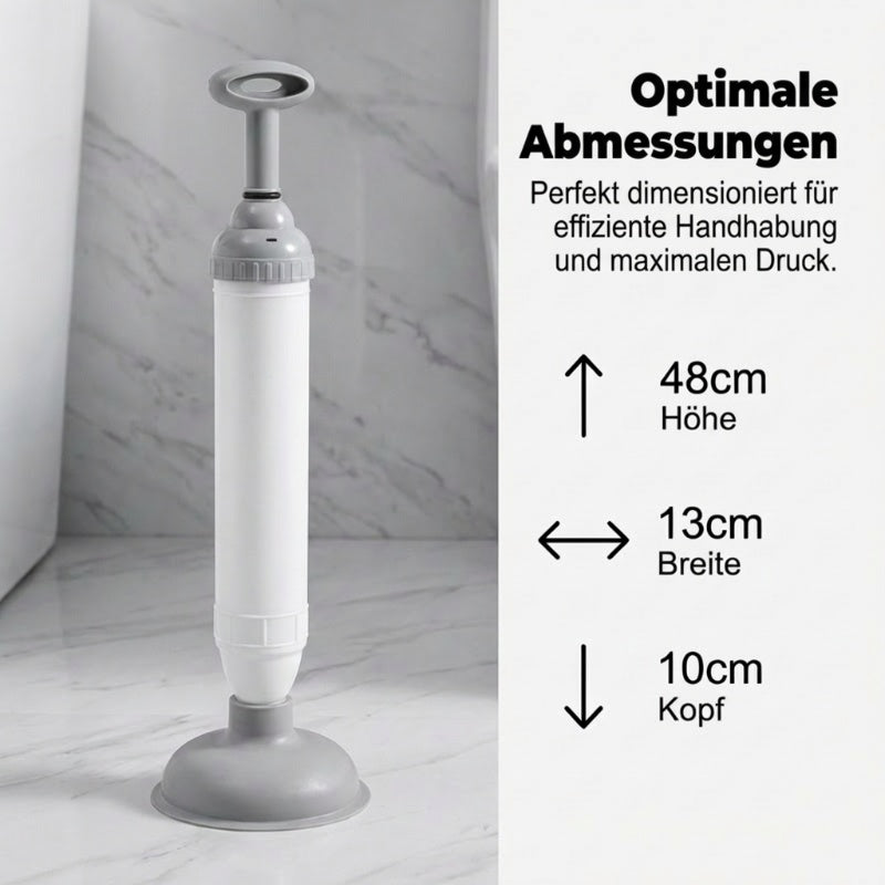 Déboucheur de tuyaux de toilettes à haute pression domestique – Élimination instantanée des blocages, sans produits chimiques, sans dégâts !