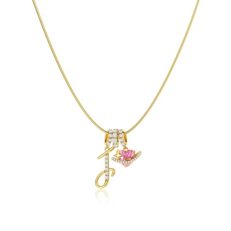 Colliers pendentifs 3 rangs avec initiales A-Z | Personnalisés et élégants