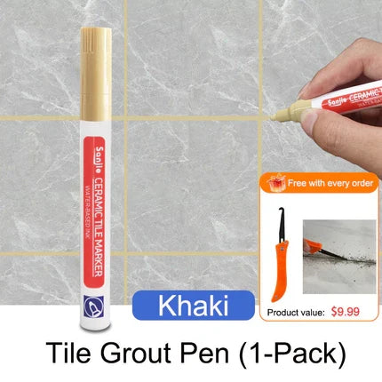 Stylo de Joint Anti-Moisissure & Imperméable pour Carreaux de Céramique