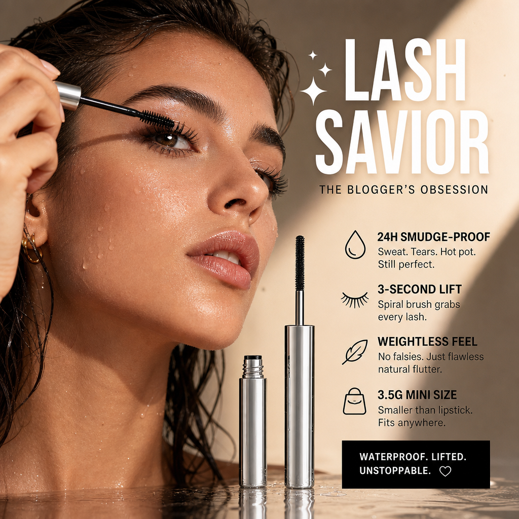 Mascara recourbant et allongeant waterproof