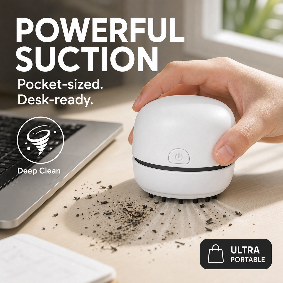 Mini aspirateur de bureau portable