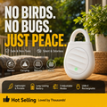 Fini les problèmes avec les oiseaux, les bêtes et les criquets ! Porte-clés répulsif à ultrasons portable pour oiseaux
