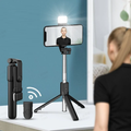 Perche à selfie magnétique multifonctionnelle 4-en-1 avec rotation à 360°
