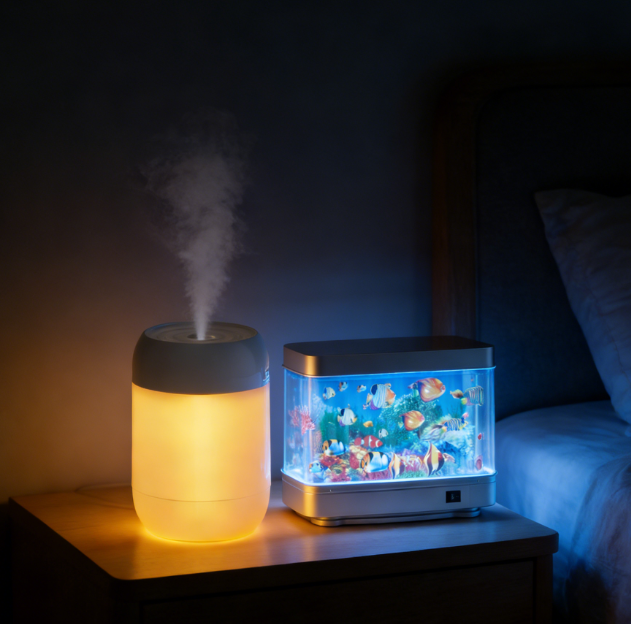 Choix de cadeau - Lampe d'aquarium de poissons tropicaux artificiels