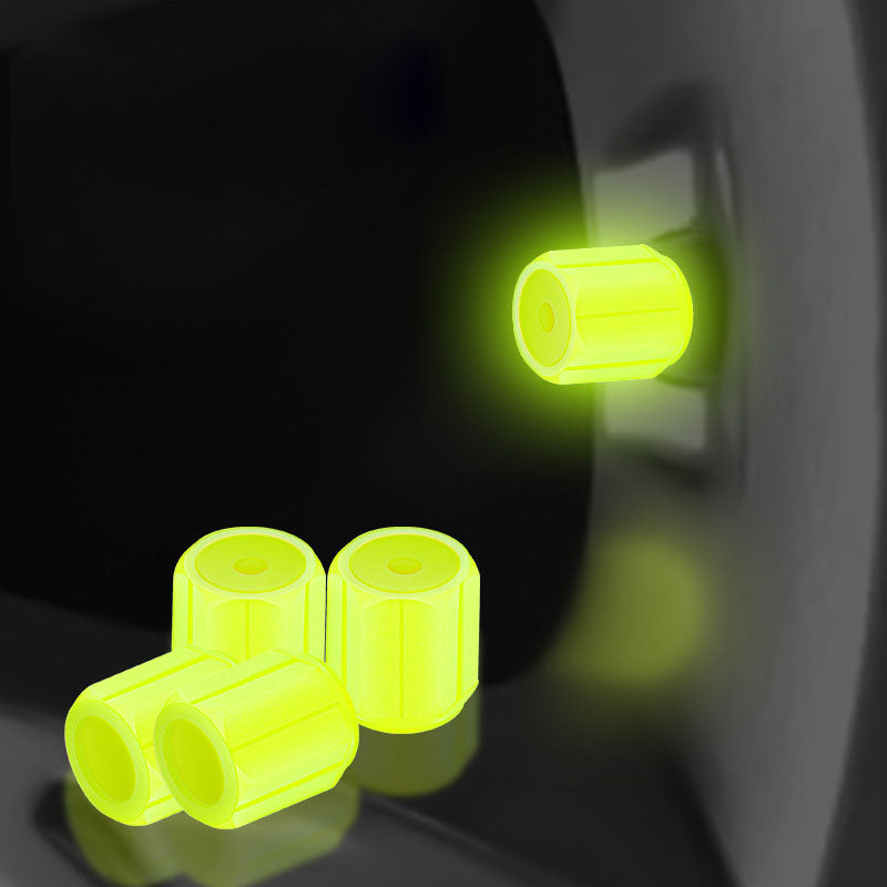 Recevez un lot gratuitement ! Capuchons de valve phosphorescents (capuchons de valve de pneu)