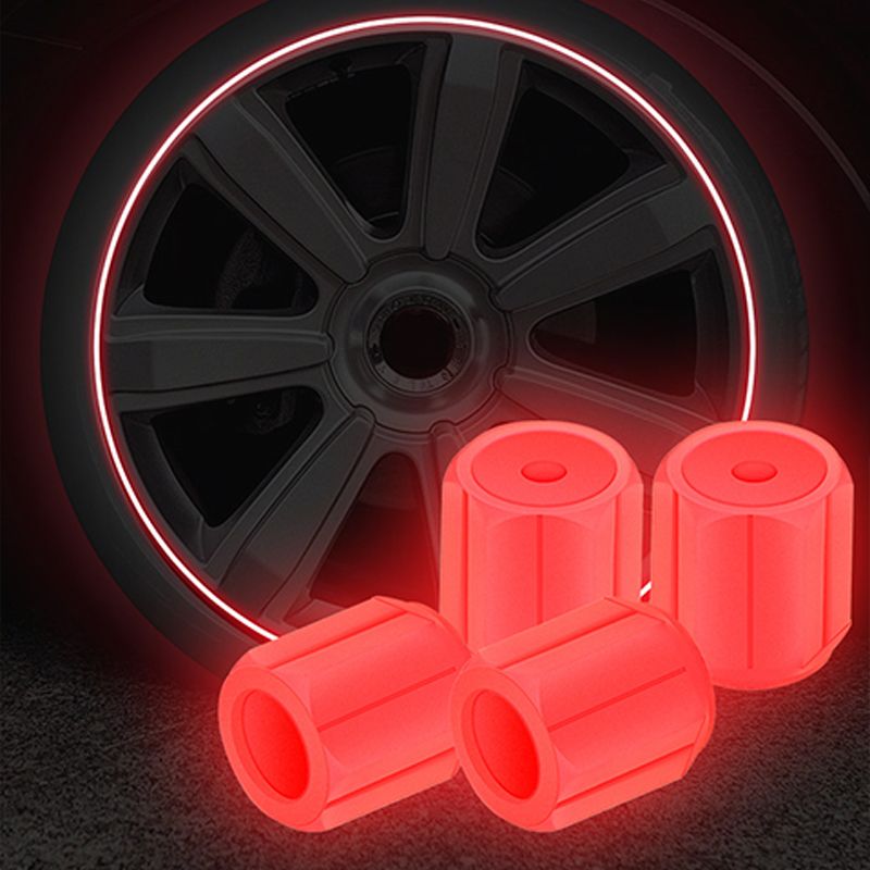 Recevez un lot gratuitement ! Capuchons de valve phosphorescents (capuchons de valve de pneu)