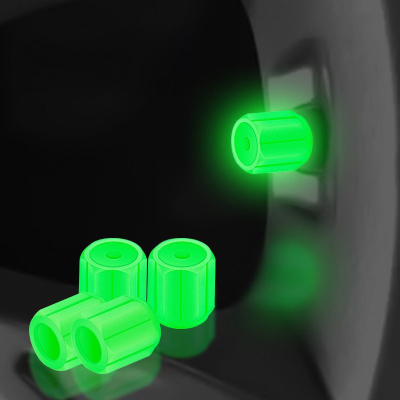 Recevez un lot gratuitement ! Capuchons de valve phosphorescents (capuchons de valve de pneu)