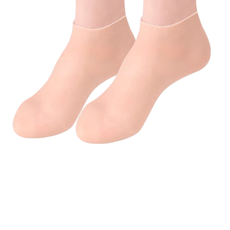 Chaussettes en silicone hydratantes et exfoliantes, chaussettes de protection pour la plage