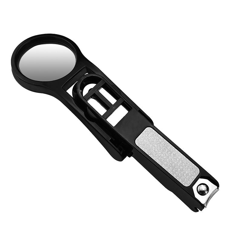 Coupe-ongles anti-projections avec loupe