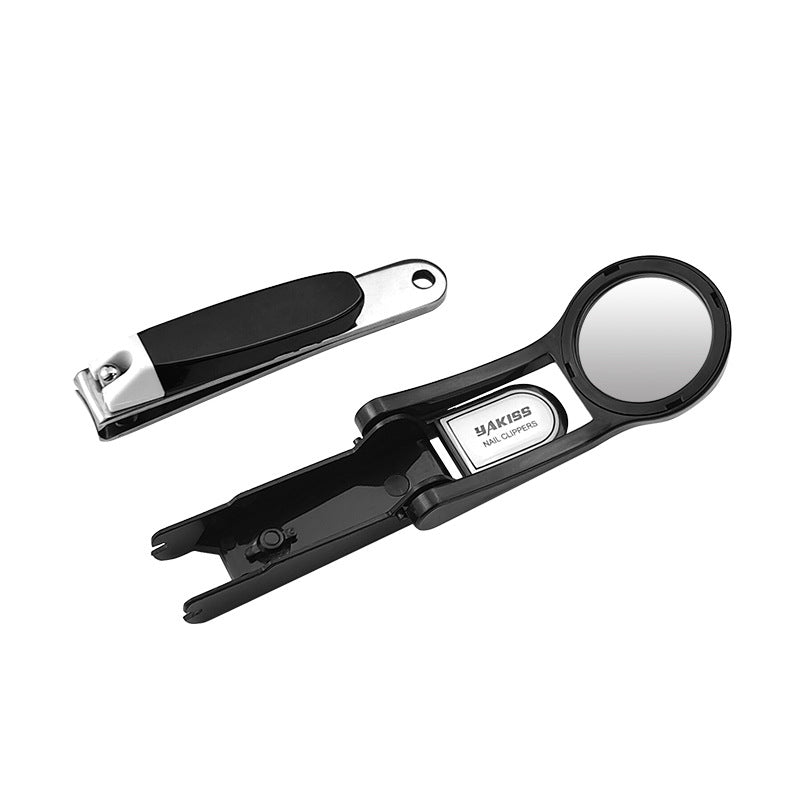 Coupe-ongles anti-projections avec loupe