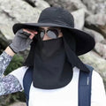Chapeau de soleil d'alpinisme en plein air - UPF 50+, protection du cou et ventilation pour la randonnée et le trekking