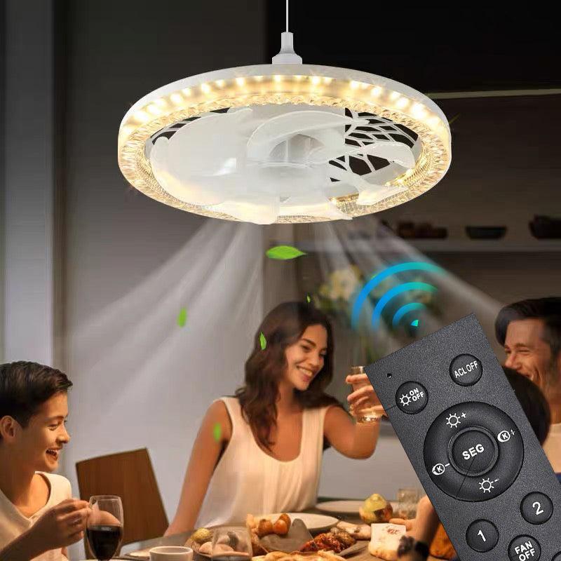 Ventilateur plafonnier 2-en-1 silencieux et réglable 2026 avec télécommande