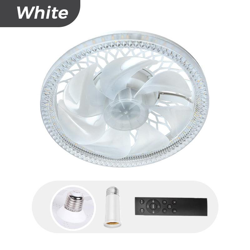 Ventilateur plafonnier 2-en-1 silencieux et réglable 2026 avec télécommande