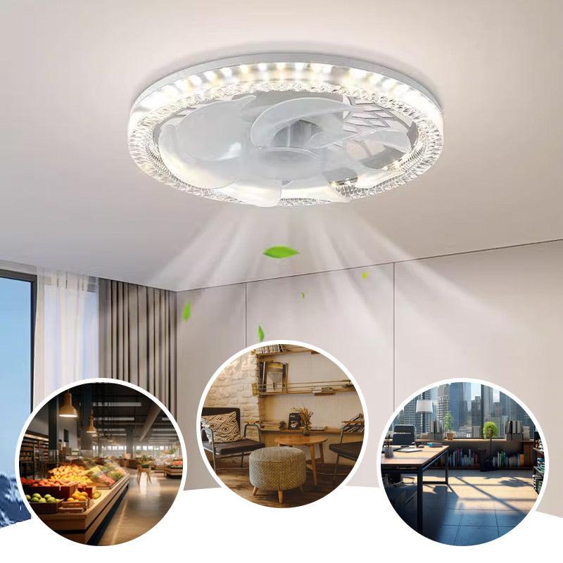 Ventilateur plafonnier 2-en-1 silencieux et réglable 2026 avec télécommande