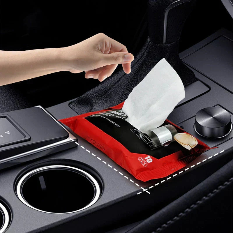 Lingettes pour enlever le film gras sur les vitres de voiture