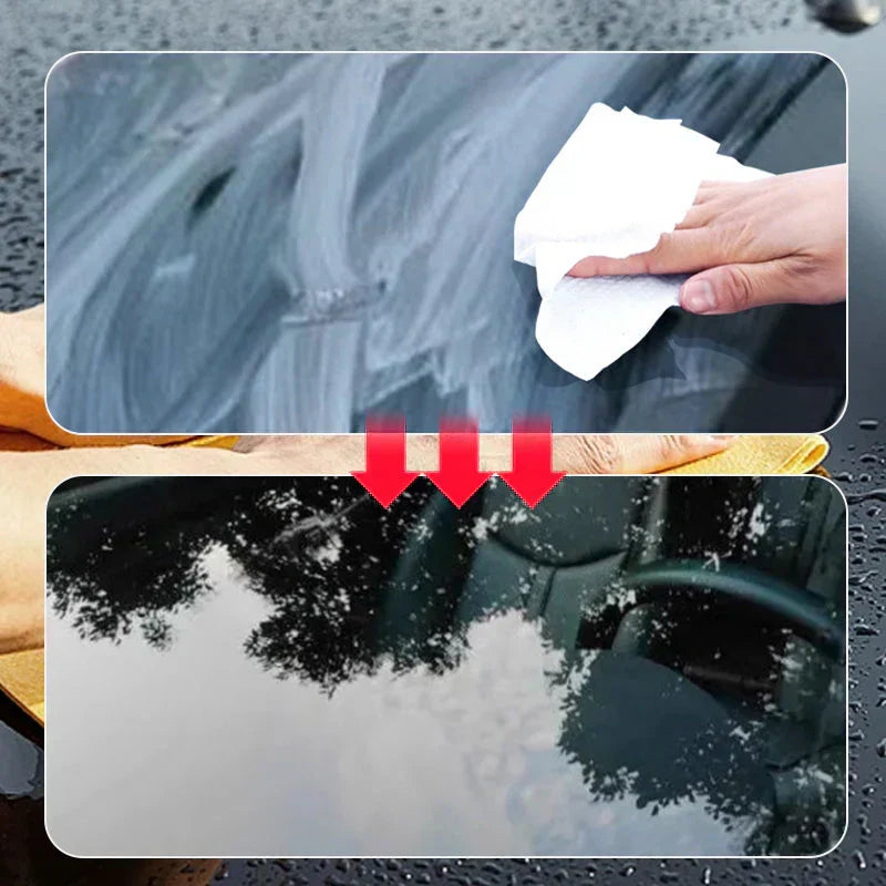 Lingettes pour enlever le film gras sur les vitres de voiture