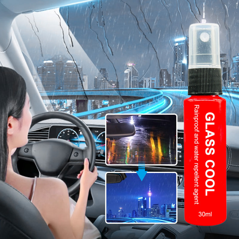 Spray hydrophobe pour vitrages automobiles