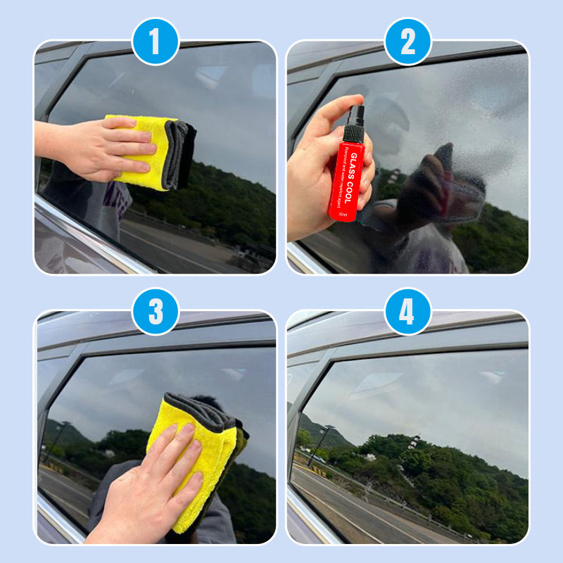 Spray hydrophobe pour vitrages automobiles